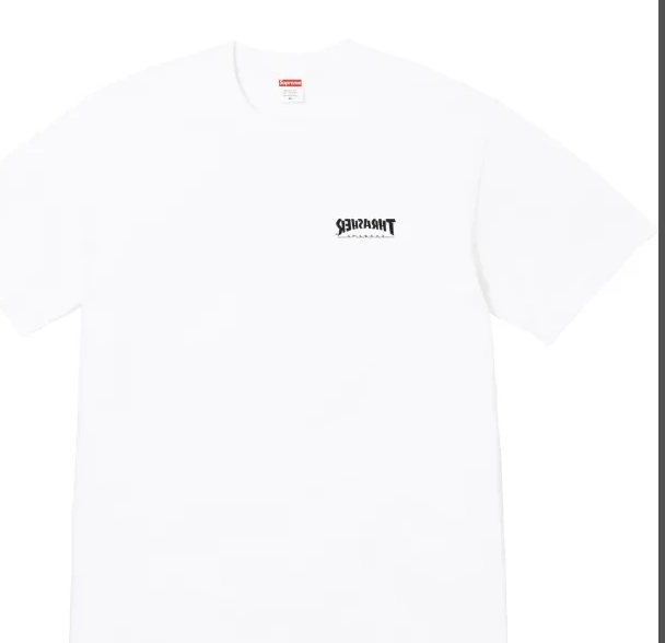 English and Black S T-shirt L M White Cross XL 0519
